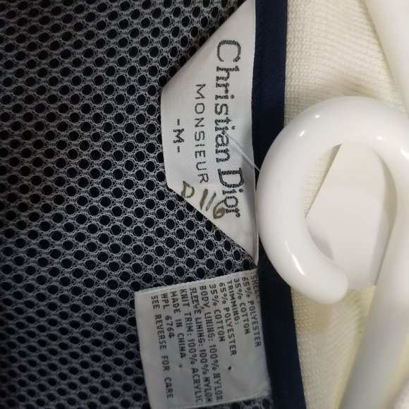 Dior Navy and White Bomber Jacket - Picture 4 of 5